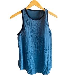SHEBIRD Size 3 Small Blue Split Back The Freedom Bra Sleeveless Racerback Tank